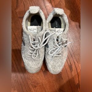 Rag & Bone Kids Textured Gray Sneakers